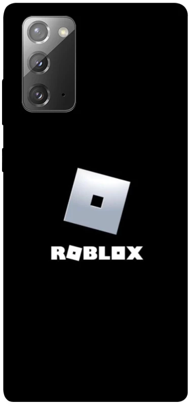 Чохол на Samsung Galaxy Note 20 Roblox logo black фото 1 з 1