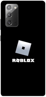 Чохол на Samsung Galaxy Note 20 Roblox logo black фото 1 з 1
