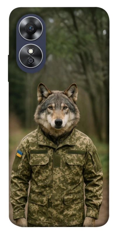 Чохол на Oppo A17 Вовк захисник фото 1 з 1