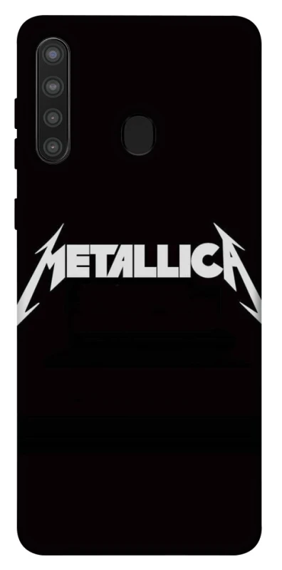 Чохол на Samsung Galaxy A21 Metallica logo фото 1 з 1
