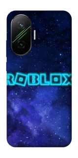 Чехол на Xiaomi Poco F7 Roblox Space Logo Blue фото 1 из 1