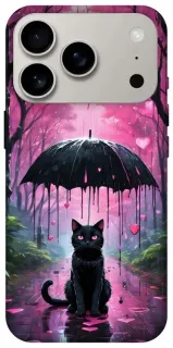 Чехол на Apple iPhone 18 Pro Black cat фото 1 из 2
