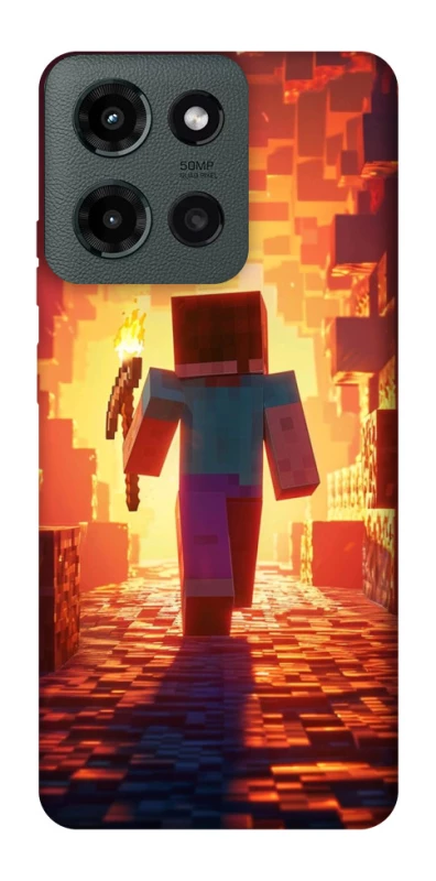 Чехол на Motorola Moto G Power (2025) Minecraft adventure фото 1 из 1
