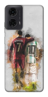 Чохол на Motorola Moto G24 Ronaldo та Messi фото 1 з 1
