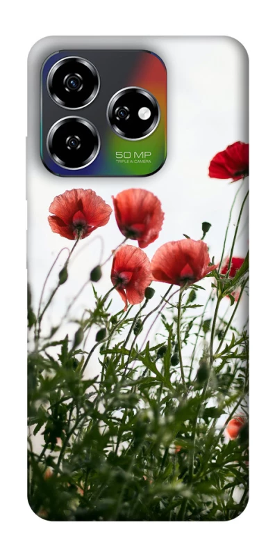 Чехол на ZTE Nubia V60 Поле маков фото 1 из 1
