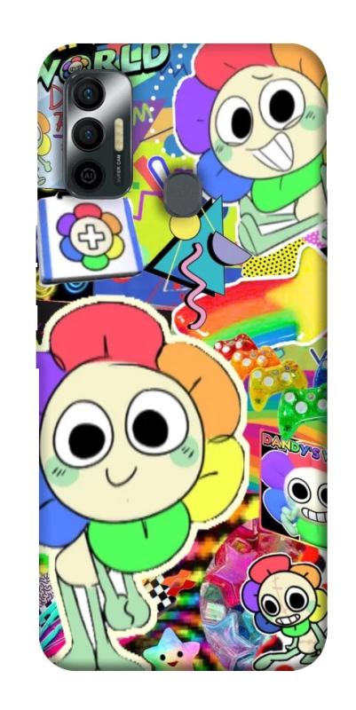 Чохол на TECNO Spark 7 Dandy world collage фото 1 з 1