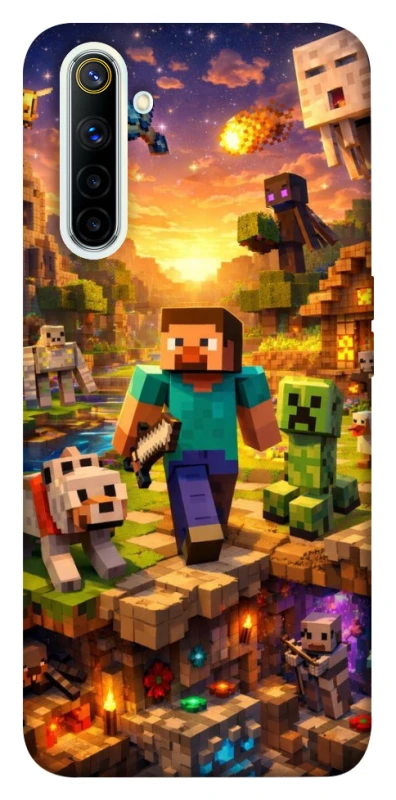 Чохол на Realme 6 Minecraft v6 фото 1 з 1