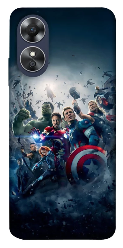 Чехол на Oppo A17 Marvel heroes фото 1 из 1