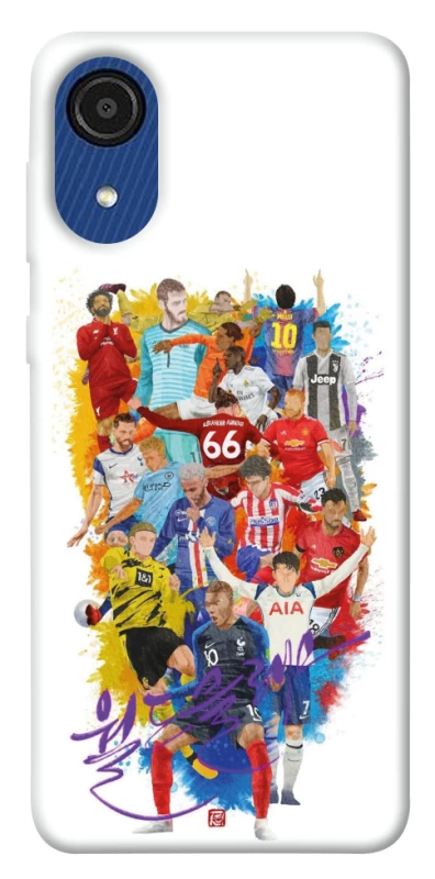Чехол на Samsung Galaxy A03 Core Football Abstract v2 фото 1 из 1