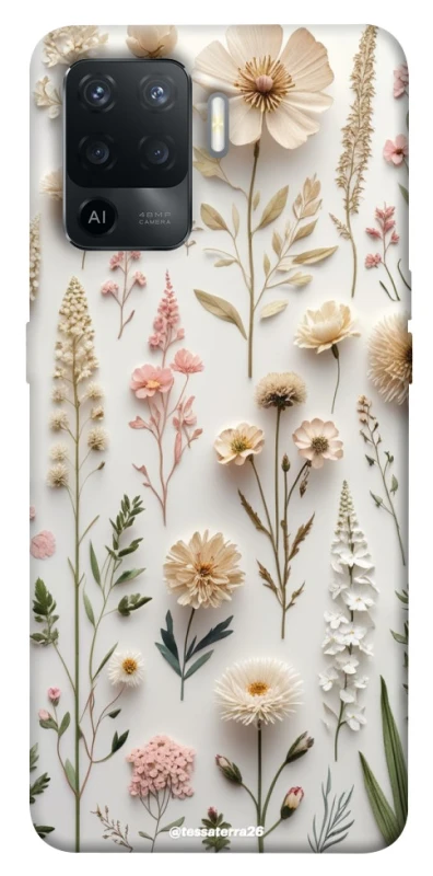 Чохол на Oppo Reno 5 Lite Floral design ver.1 фото 1 з 1