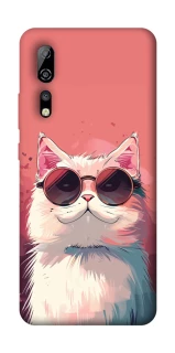 Чохол на ZTE Axon 10 Pro Сat with glasses фото 1 з 1