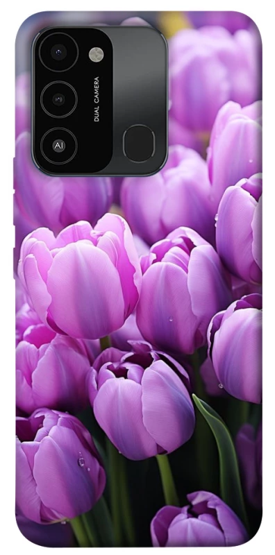 Чохол на TECNO Spark 8C Фіолетові тюльпани фото 1 з 1