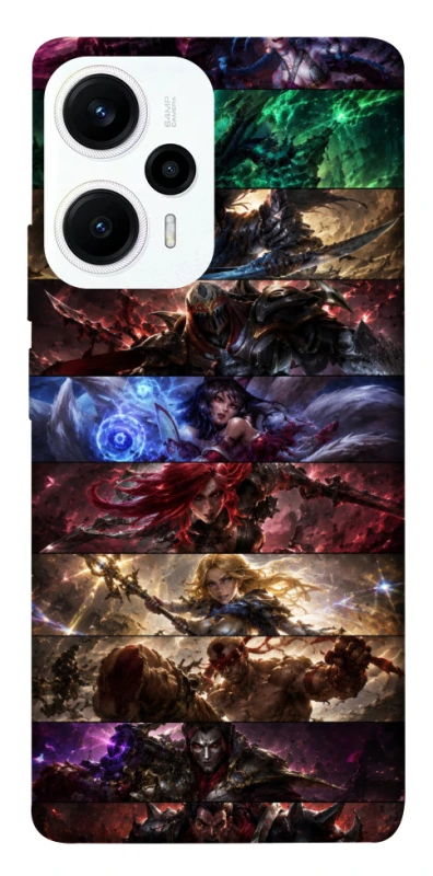 Чохол на Xiaomi Poco F5 / Note 12 Turbo League of Legends фото 1 з 1