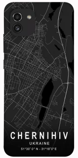 Чохол на Samsung Galaxy A03 Chernihiv map фото 1 з 1