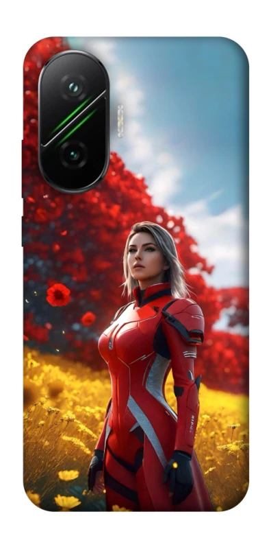 Чохол на Xiaomi Poco F7 Cyber space girl ver.5 фото 1 з 1