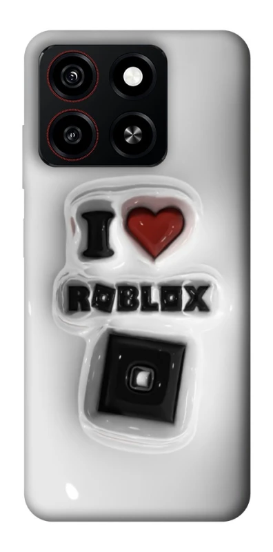 Чохол на ZTE Blade A35 4G I love Roblox фото 1 з 1