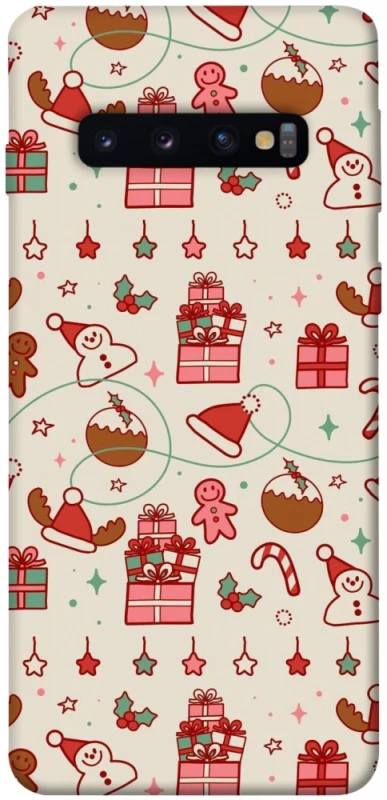 Чехол на Samsung Galaxy S10 Новогодний v14 фото 1 из 1