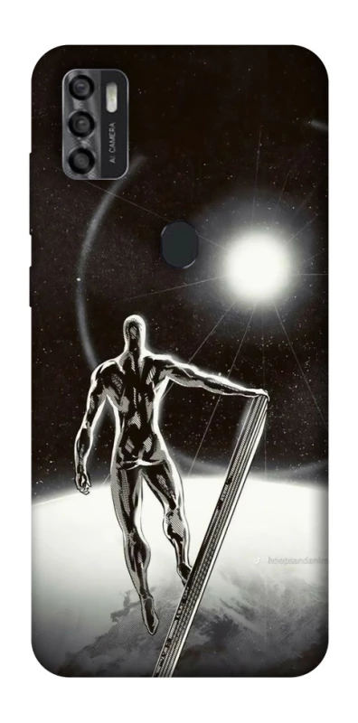 Чохол на ZTE Blade A7s (2020) Срібний серфер фото 1 з 1