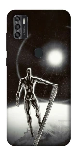 Чохол на ZTE Blade A7s (2020) Срібний серфер фото 1 з 1