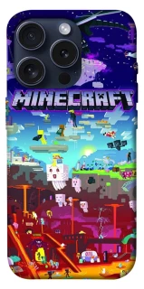 Чехол на Apple iPhone 15 Pro (6.1") Minecraft world фото 1 из 1