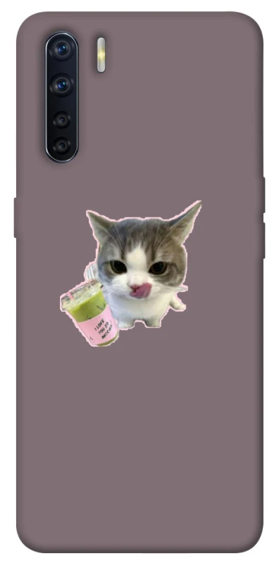 Чохол на Oppo A91 cat matcha фото 1 з 1