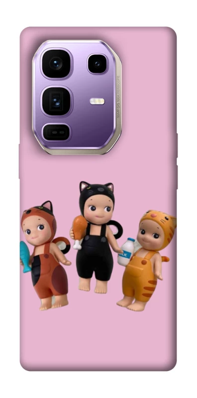 Чехол на Infinix Note 50 Pro+ Cat Cafe Trio фото 1 из 1