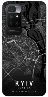 Чохол на Xiaomi Redmi 10 Kyiv map фото 1 з 1