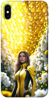 Чехол на Apple iPhone X (5.8") Cyber space girl ver.2 фото 1 из 1