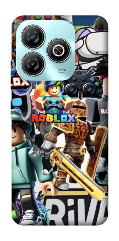 Чохол на ZTE Blade A75 4G Roblox collage ver.1 фото 1 з 1