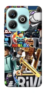 Чохол на ZTE Blade A75 4G Roblox collage ver.1 фото 1 з 1