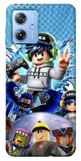 Чехол на Motorola Moto G84 Roblox collage ver.3 фото 1 из 1