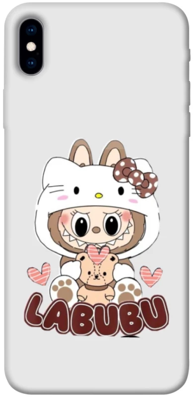 Чохол на Apple iPhone XS Max (6.5") Hello Kitty Labubu фото 1 з 1
