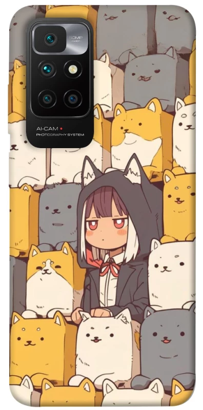 Чехол на Xiaomi Redmi 10 Like a cat фото 1 из 1