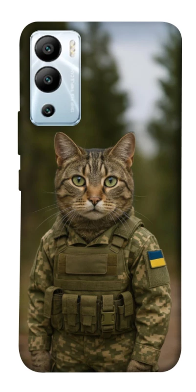 Чохол на Infinix Hot 12i Кіт захисник фото 1 з 1