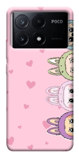 Чехол на Xiaomi Poco X6 All Labubu 4 фото 1 из 1