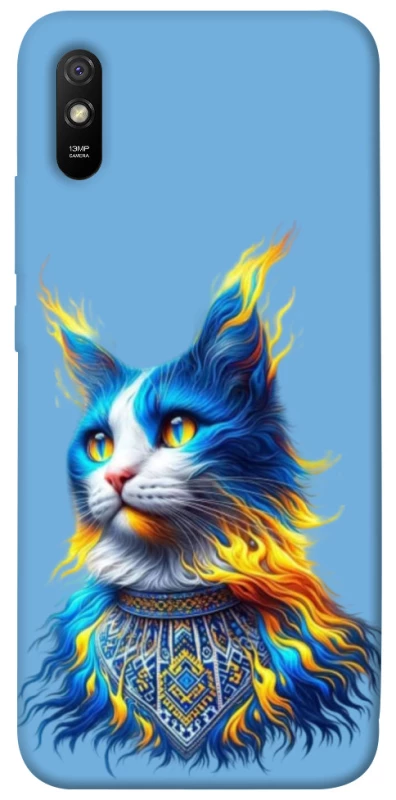 Чохол на Xiaomi Redmi 9A Кіт патріот фото 1 з 1