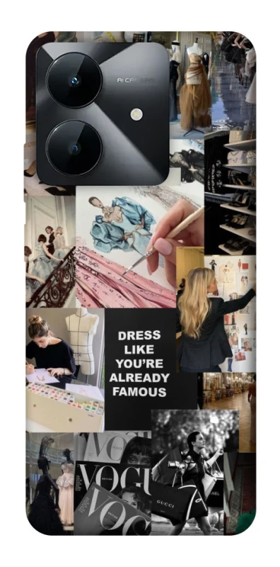 Чохол на Realme Note 60x Fashion collage ver.11 фото 1 з 1