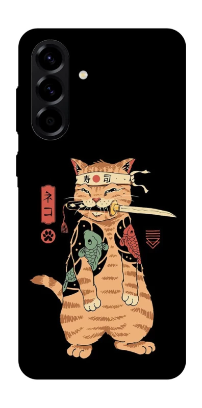 Чехол на Samsung Galaxy A56 5G Кот-самурай фото 1 из 1