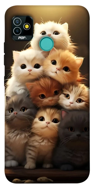 Чехол на TECNO POP 5 Чехол Kittie Love v2 фото 1 из 1