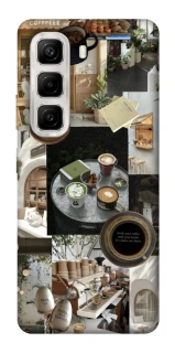 Чехол на Infinix Hot 50 4G Coffee collage ver.4 фото 1 из 1