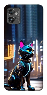 Чехол на Motorola Moto G32 Cyber cat фото 1 из 1