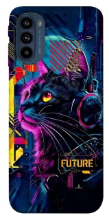Чохол на Motorola Moto G41 Cyber Cat v2 фото 1 з 1