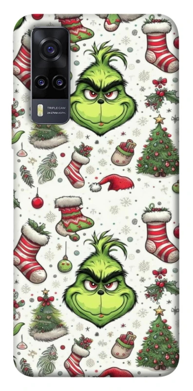 Чохол на Vivo Y31 Grinch mood ver.3 фото 1 з 1