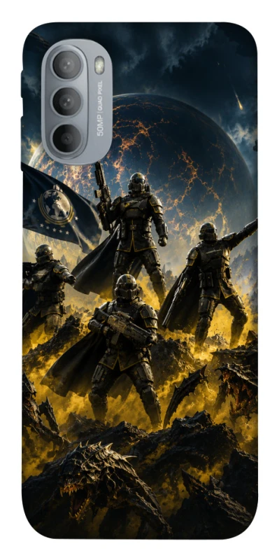 Чохол на Motorola Moto G31 HELLDIVERS фото 1 з 1