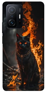 Чехол на Xiaomi 11T / 11T Pro Огненный кот фото 1 из 1