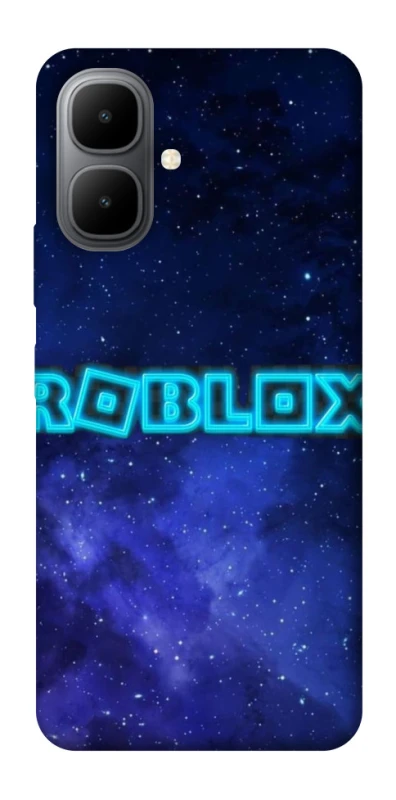 Чехол на Infinix Smart 10 Roblox Space Logo Blue фото 1 из 1
