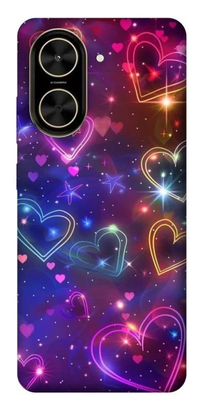 Чохол на Xiaomi Poco C71 Drawn hearts фото 1 з 1