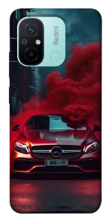 Чехол на Xiaomi Redmi 12C / Poco C55 Mercedes in smoke фото 1 из 1