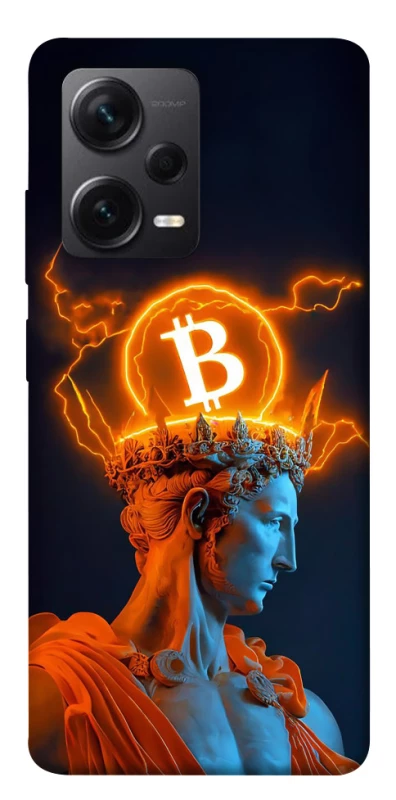 Чехол на Xiaomi Redmi Note 12 Pro+ 5G Bitcoin God фото 1 из 1