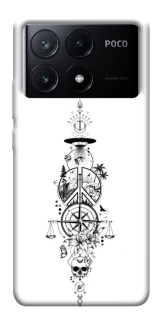 Чехол на Xiaomi Poco X6 Tattoo ver.7 фото 1 из 1